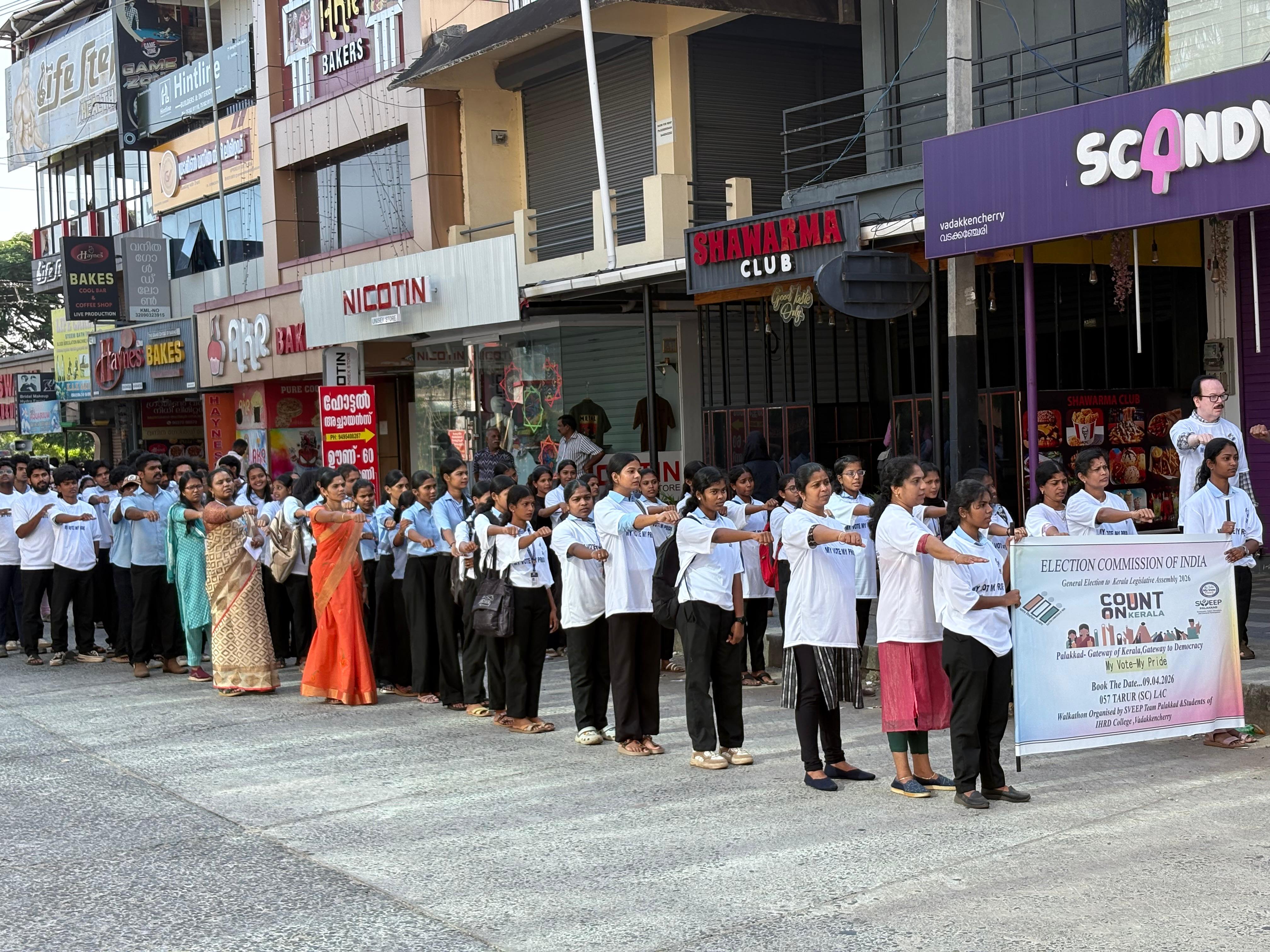 COUNT ON Kerala: SVEEP Walkathon