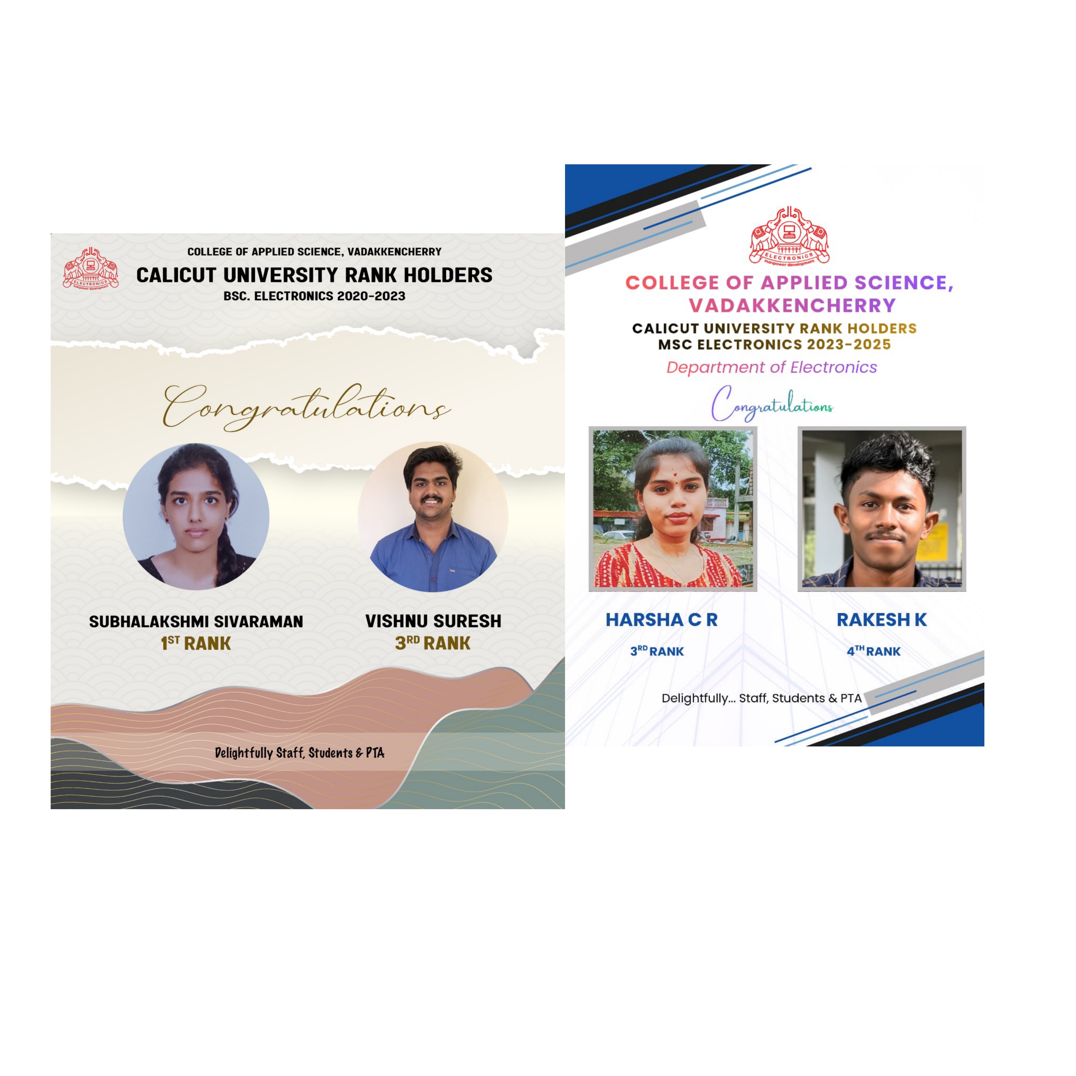 CASVDY Students Dominate University Rankings